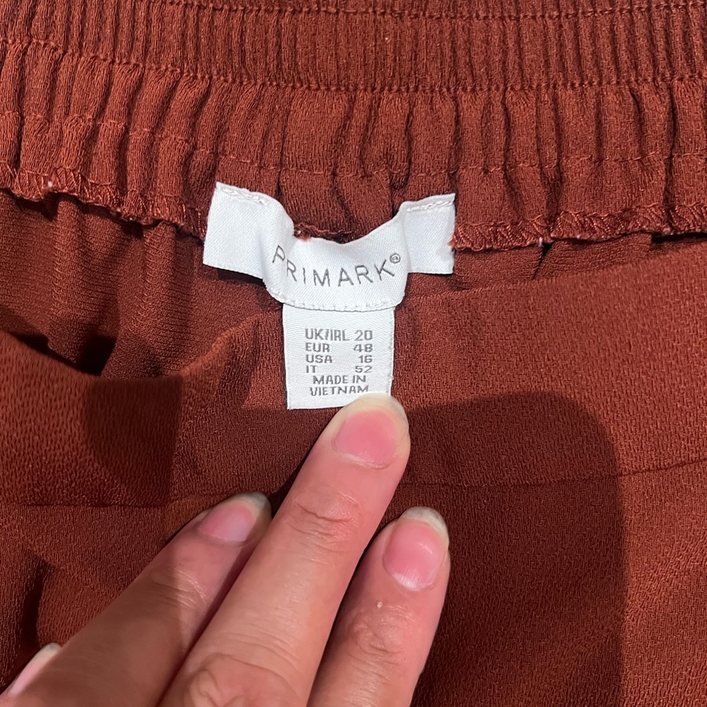Primark Rust Red Dress Pants - Picture 3 of 6